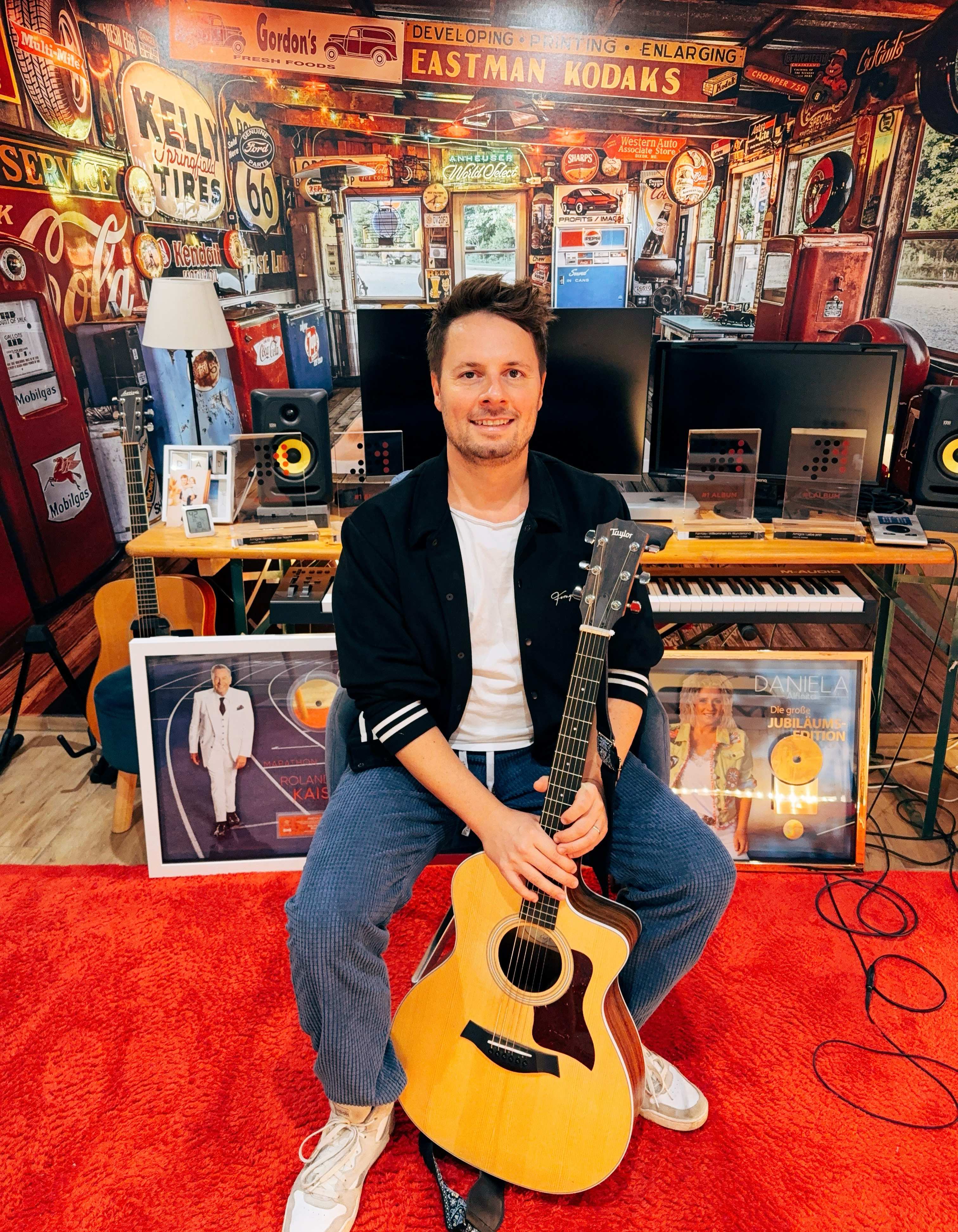 Jascha Welzel im Studio